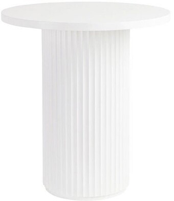 Tully white side table by habitat