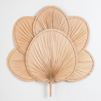 Pillow Talk Palm fan wall hanging by m.u.s.e. offer