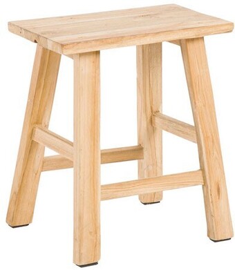 Pillow Talk Ward recycled teak stool by m.u.s.e. offer