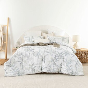 Pillow Talk Tulum reversible comforter set by essentials offer