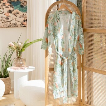 Pillow Talk Markella linen cotton kimono by m.u.s.e. offer