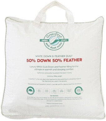Pillow Talk Premium 50/50 duck down feather quilt by greenfirst® offer