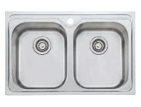 The Good Guys Oliveri Diaz Universal Double Bowl Sink offer