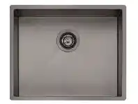 The Good Guys Oliveri Spectra Single Bowl Sink - Gunmetal offer