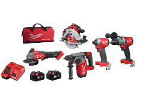 Total Tools Milwaukee 18V Fuel 5 Piece 2x5.0Ah Combo Kit offer