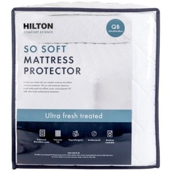 Pillow Talk Comfort science so soft mattress protector by hilton offer