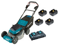 Total Tools Makita 36V (2x18V) 534mm (21") 4x5.0Ah Lawn Mower Kit offer