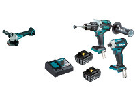 Total Tools Makita 18V Brushless 2 Piece 2x5.0Ah Combo Kit offer