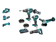 Total Tools Makita 18V Brushless 4 Piece 2x6.0Ah Combo Kit offer