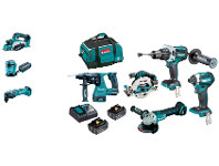 Total Tools Makita 18V Brushless 5 Piece 2x5.0Ah Combo Kit offer