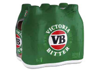 Victoria Bitter Bottles 6x375ml