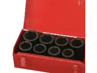 Total Tools TTI 8 Piece 3/4" AF Metric Deep Impact Socket Set offer
