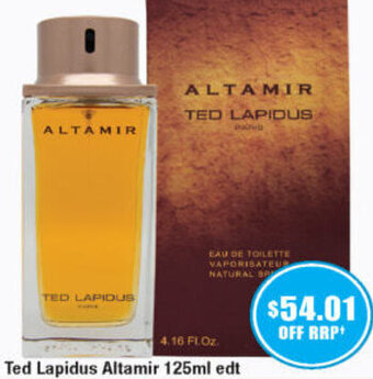 Chemist Warehouse Ted Lapidus Altamir 125ml offer