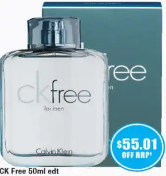 Chemist Warehouse CK Free 50ml offer