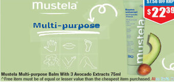 Chemist Warehouse Mustela Multi-purpose Balm With 3 Avocado Extracts 75ml offer