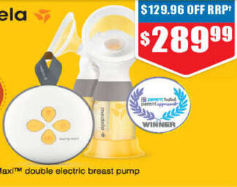 Chemist Warehouse Medela Swing Maxi Double Electric Breast Pump offer