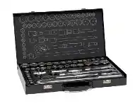Toolmart Tyhoon Tools 43 Pce 1/2in DR Socket Set Met/AF offer