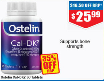 Chemist Warehouse Ostelin Cal-DK2 60 Tablets offer
