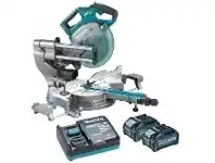 Toolmart Makita 40V Max Brushless AWS 216mm Slide Compound Saw Kit offer