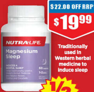 Chemist Warehouse NutraLife Magnesium Sleep offer