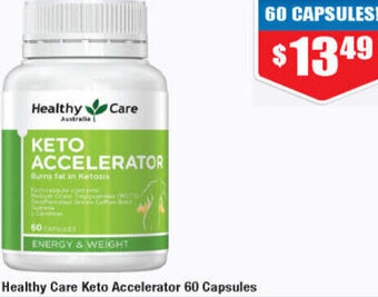 Chemist Warehouse Healthy Care Keto Accelerator 60 Capsules offer