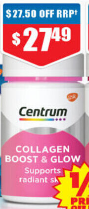 Chemist Warehouse Centrum Collagen Boost & Glow offer