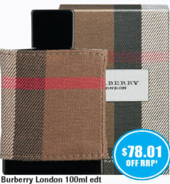 Chemist Warehouse Burberry London 100ml offer