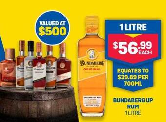 Bundaberg up rum
