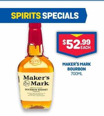 Bottlemart Maker's mark bourbon offer