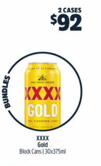 BWS Xxxx gold offer