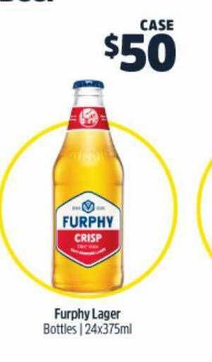 BWS Furphy lager offer