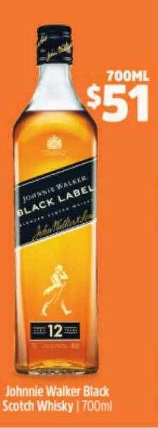BWS Johnnie walker black scotch whisky offer