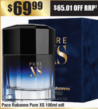Chemist Warehouse Paco Rabanne Pure XS 100ml offer