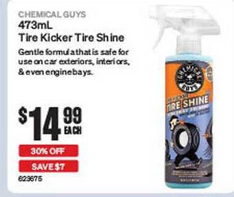 SuperCheap Auto Chemical guys 473ml tire kicker tire shine offer