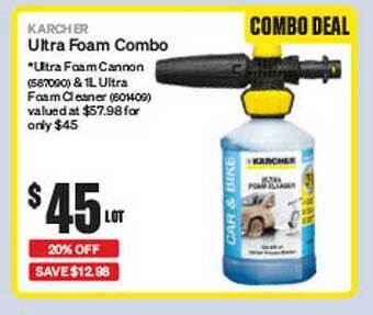 SuperCheap Auto Karcher ultra foam combo offer