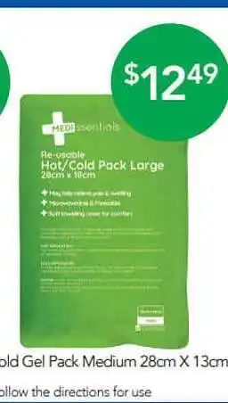 Terry White Medissentials hot -cold pack large offer