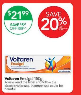 Voltaren emulgel 150g