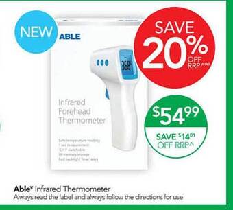Terry White Able infrared thermometer offer