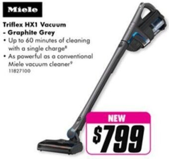 The Good Guys Miele Triflex HX1 Vacuum - Graphite Grey offer