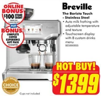 The Good Guys The Barista Touch - Stainless Steel offer