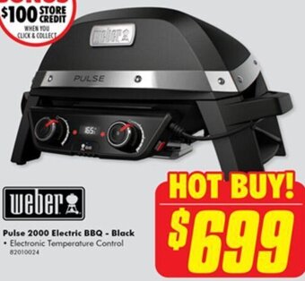 The Good Guys Pulse 2000 Electric BBQ - Black offer