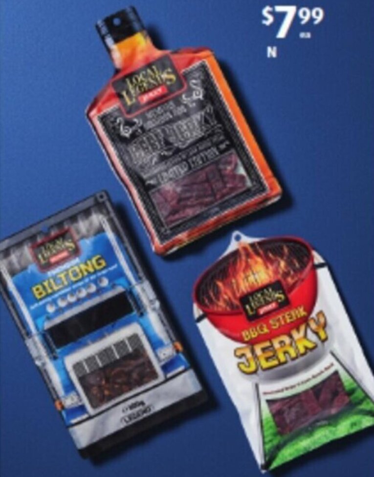 Local Legends Father's Day Jerky or Biltong Gift Packs 100g offer at ALDI