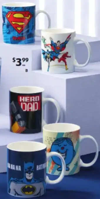ALDI Licensed Father's Day Mugs offer