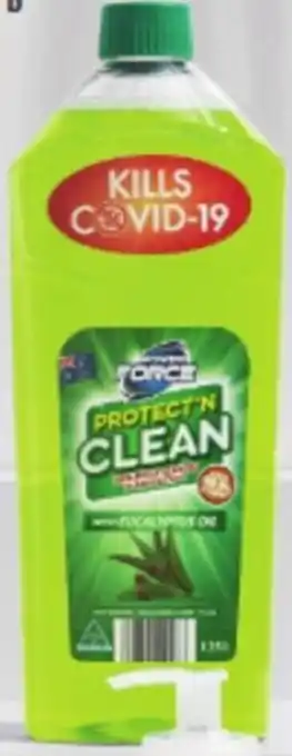 ALDI Power Force Protect 'N' Clean Disinfectant 1.25L offer