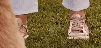 Myer Taking shape woven detail sneakers* offer