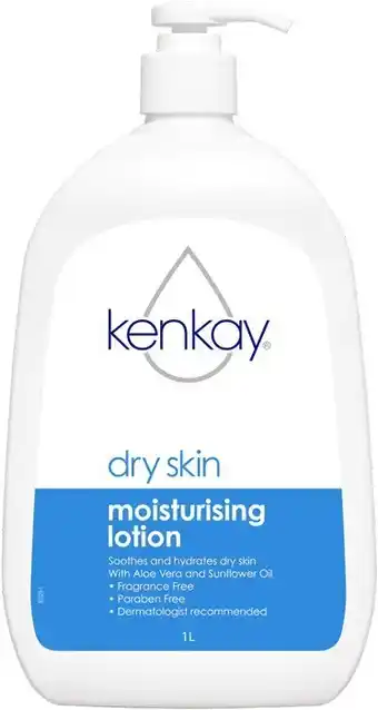 healthylife Kenkay dry skin moisturising lotion, 1l offer