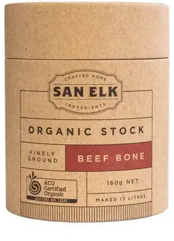 healthylife San elk certified organic beef bone stock, 160g offer