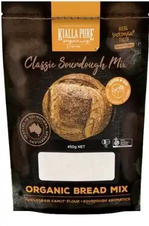 healthylife Kialla pure organics bread mix classic sourdough, 450g offer
