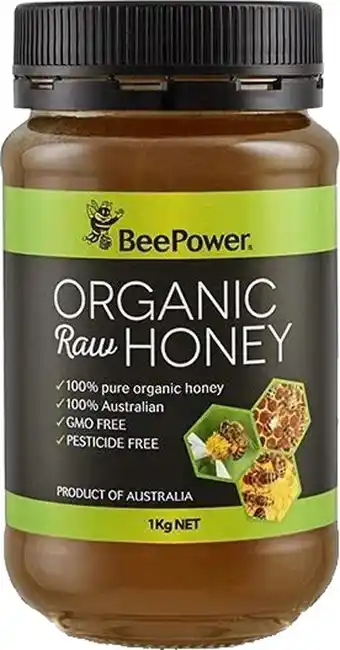 healthylife Beepower organic raw honey, 1kg offer