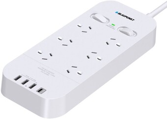 Coles Blaupunkt 6-way desktop power board 4 usb offer